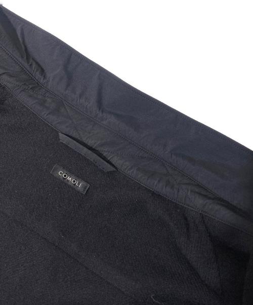 COMOLI（コモリ）COMOLI (コモリ) ナイロン シャツジャケット ブラック サイズ:3の古着・服飾アイテム