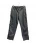 AURALEE（オーラリー）の古着「WASHED FINX BUGGY SATIN WIDE PANTS」｜グレー