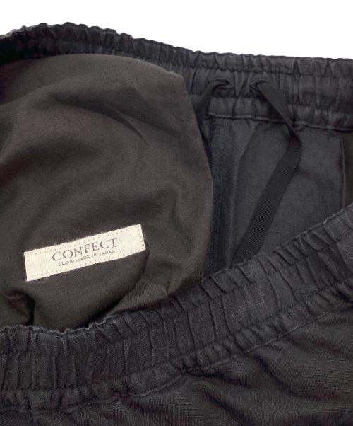 nestrobe confect（ネストローブ コンフェクト）nestrobe confect (ネストローブ コンフェクト) リネントラックパンツ ブラック サイズ:4の古着・服飾アイテム