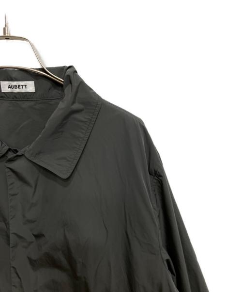 AUBETT（オーベット）AUBETT (オーベット) キューブテックスナイロンコーチジャケット チャコールグレー サイズ:4の古着・服飾アイテム