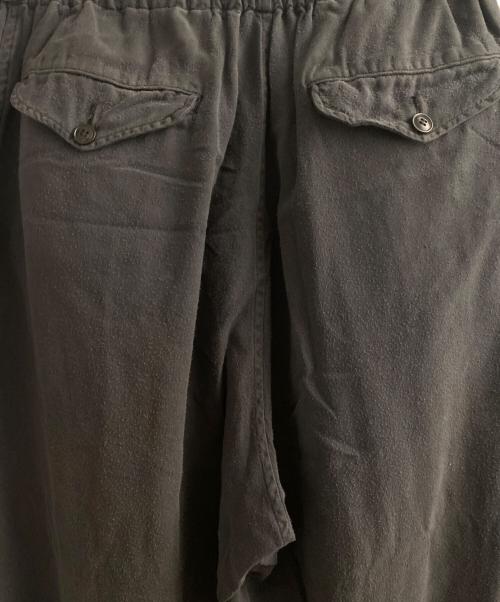 COMOLI（コモリ）COMOLI (コモリ) 21AW シルクネル ドローストリングパンツ ネイビー サイズ:2の古着・服飾アイテム