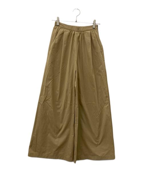 CHIEKO+（チエコプラス）CHIEKO+ (チエコプラス) cylinder wide pants ベージュ サイズ:36の古着・服飾アイテム