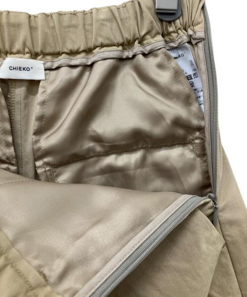 CHIEKO+（チエコプラス）CHIEKO+ (チエコプラス) cylinder wide pants ベージュ サイズ:36の古着・服飾アイテム