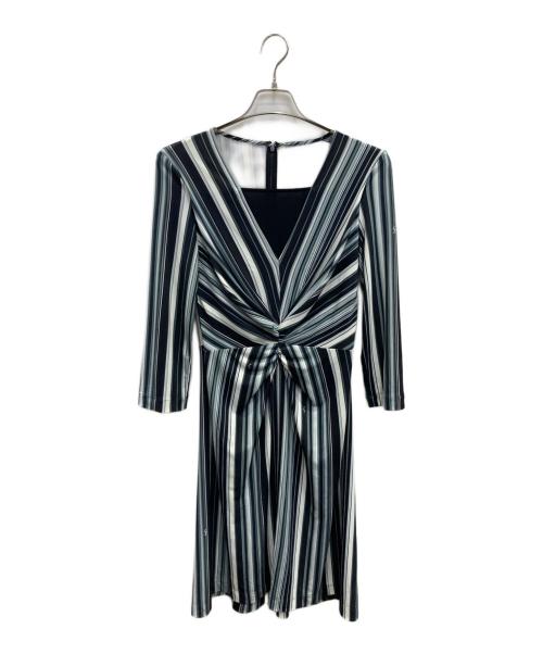 kay me（ケイミー）kay me (ケイミー) ストライプワンピース ブラック サイズ:11の古着・服飾アイテム