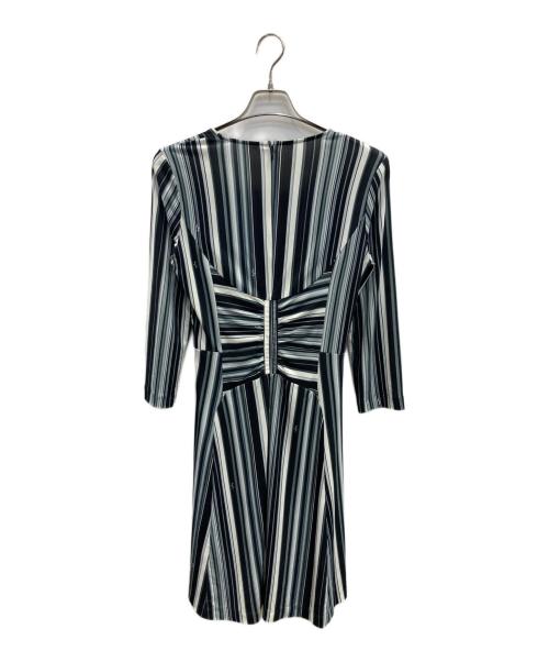 kay me（ケイミー）kay me (ケイミー) ストライプワンピース ブラック サイズ:11の古着・服飾アイテム