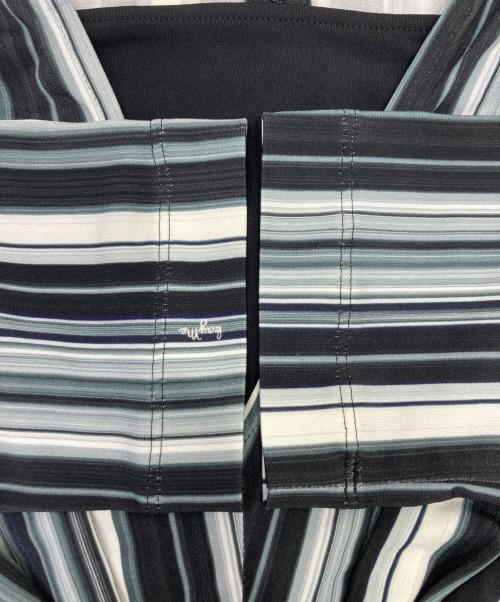 kay me（ケイミー）kay me (ケイミー) ストライプワンピース ブラック サイズ:11の古着・服飾アイテム