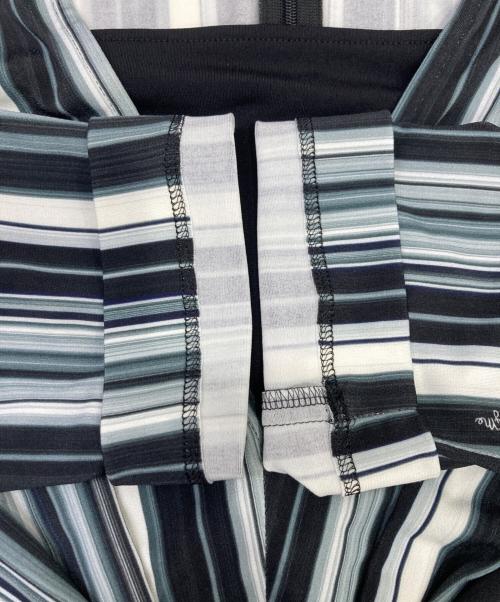 kay me（ケイミー）kay me (ケイミー) ストライプワンピース ブラック サイズ:11の古着・服飾アイテム