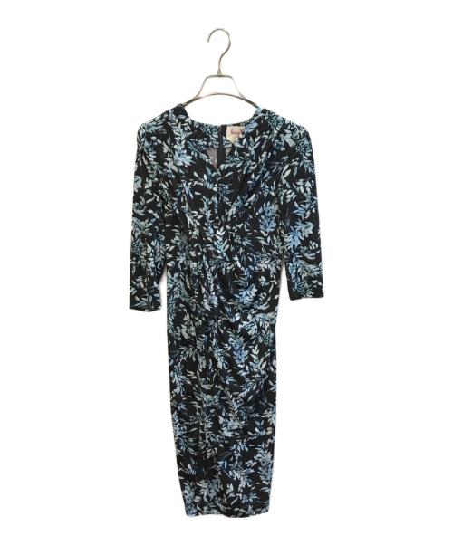 kay me（ケイミー）kay me (ケイミー) プリントワンピース ブラック サイズ:9の古着・服飾アイテム