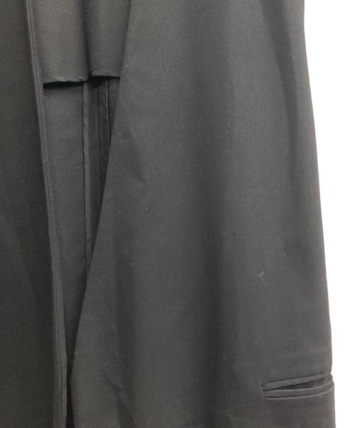 ESTNATION（エストネーション）ESTNATION (エストネーション) ダブルクロスロングジレ ブラック サイズ:36の古着・服飾アイテム