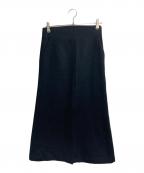 Mame Kurogouchiマメクロゴウチ）の古着「ウールロングスカート」｜ブラック