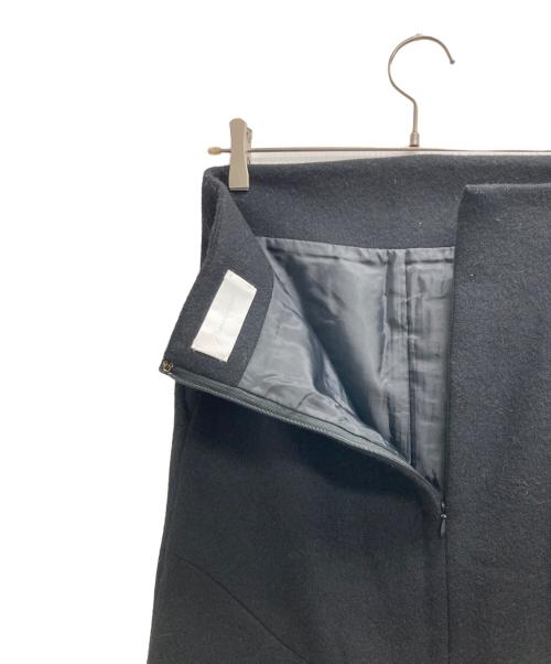 Mame Kurogouchi（マメクロゴウチ）mame kurogouchi (マメクロゴウチ) ウールロングスカート ブラック サイズ:2の古着・服飾アイテム