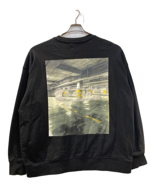 G-STAR RAW（ジースターロゥ）G-STAR RAW (ジースターロゥ) Photo Back Print Loose Sweater ブラック サイズ:XXLの古着・服飾アイテム