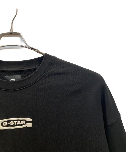 G-STAR RAW（ジースターロゥ）G-STAR RAW (ジースターロゥ) Photo Back Print Loose Sweater ブラック サイズ:XXLの古着・服飾アイテム