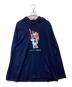 POLO RALPH LAUREN（ポロ・ラルフローレン）の古着「ポロベアカットソーパーカー」｜ネイビー
