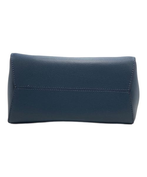 Kate Spade（ケイトスペード）Kate Spade (ケイトスペード) フローラル アップリケ スモール トップ ハンドル サッチェル ネイビーの古着・服飾アイテム