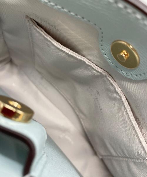 Kate Spade（ケイトスペード）Kate Spade (ケイトスペード) フローラル アップリケ スモール トップ ハンドル サッチェル ネイビーの古着・服飾アイテム