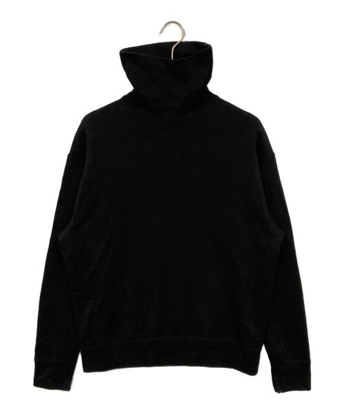 ATON（エイトン）ATON (エイトン) ゼロ吊り裏毛ハイネックスウェット ブラック サイズ:04の古着・服飾アイテム