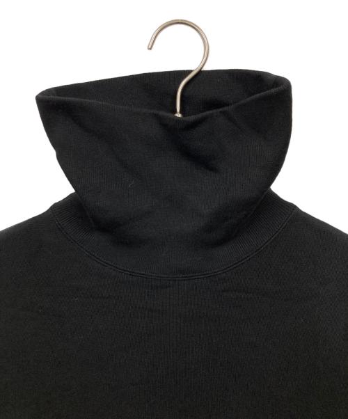 ATON（エイトン）ATON (エイトン) ゼロ吊り裏毛ハイネックスウェット ブラック サイズ:04の古着・服飾アイテム