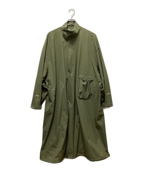 HYKE（ハイク）HYKE (ハイク) PERTEX MILITARY COAT オリーブ サイズ:Lの古着・服飾アイテム