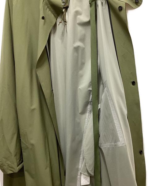 HYKE（ハイク）HYKE (ハイク) PERTEX MILITARY COAT オリーブ サイズ:Lの古着・服飾アイテム