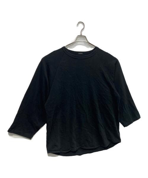 COMOLI（コモリ）COMOLI (コモリ) コットンジャージ ベースボールＴシャツ ブラック サイズ:3の古着・服飾アイテム