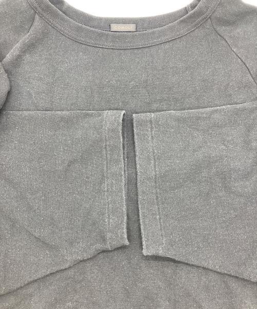 COMOLI（コモリ）COMOLI (コモリ) コットンジャージ ベースボールＴシャツ ブラック サイズ:3の古着・服飾アイテム