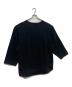 COMOLI (コモリ) コットンジャージ ベースボールＴシャツ ブラック サイズ:3：22000円