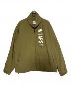 WTAPSダブルタップス）の古着「Track / Jacket / Nylon. Tussah. Pertex. Sign」｜オリーブ