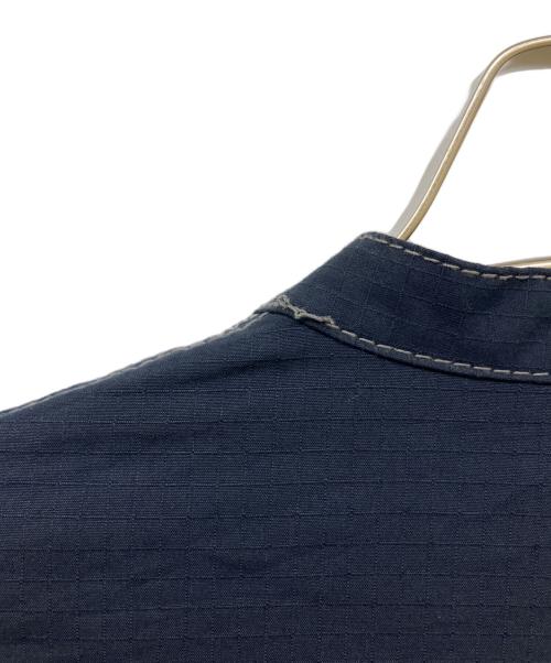 and wander（アンドワンダー）and wander (アンドワンダー) CORDURA typewriter shirt ネイビー サイズ:2の古着・服飾アイテム