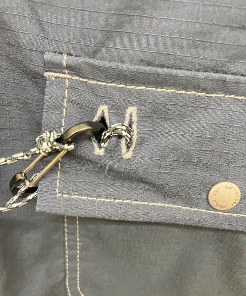 and wander（アンドワンダー）and wander (アンドワンダー) CORDURA typewriter shirt ネイビー サイズ:2の古着・服飾アイテム
