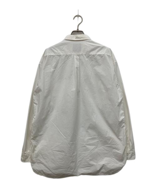 and wander（アンドワンダー）and wander (アンドワンダー) CORDURA typewriter long sleeve shirt ホワイト サイズ:2の古着・服飾アイテム