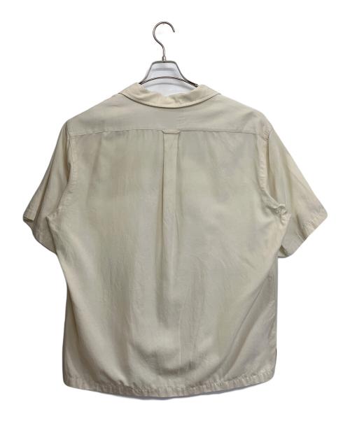 POLO RALPH LAUREN（ポロ・ラルフローレン）POLO RALPH LAUREN (ポロ・ラルフローレン) CALDWELL シルクコットンオープンカラーS/Sシャツ アイボリー サイズ:XLの古着・服飾アイテム