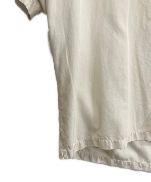 POLO RALPH LAUREN（ポロ・ラルフローレン）POLO RALPH LAUREN (ポロ・ラルフローレン) CALDWELL シルクコットンオープンカラーS/Sシャツ アイボリー サイズ:XLの古着・服飾アイテム