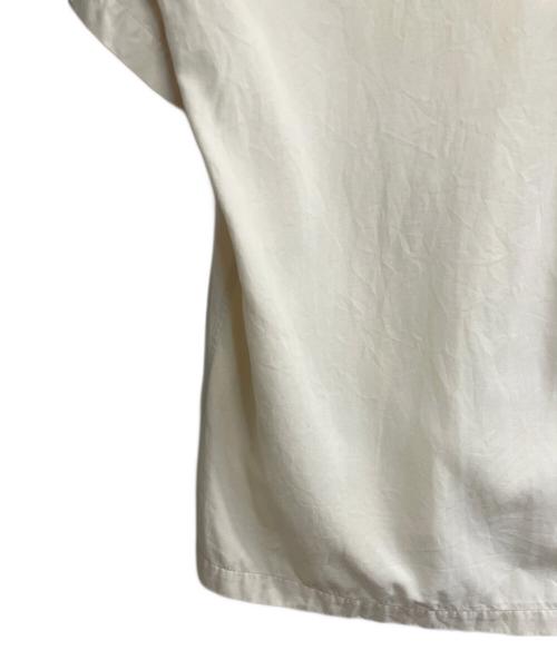 POLO RALPH LAUREN（ポロ・ラルフローレン）POLO RALPH LAUREN (ポロ・ラルフローレン) CALDWELL シルクコットンオープンカラーS/Sシャツ アイボリー サイズ:XLの古着・服飾アイテム