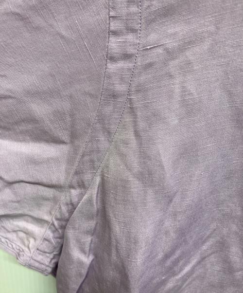 POLO RALPH LAUREN（ポロ・ラルフローレン）POLO RALPH LAUREN (ポロ・ラルフローレン) CALDWELL シルクリネンオープンカラーS/Sシャツ ラベンダー サイズ:Lの古着・服飾アイテム