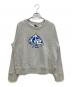 Kate Spade（ケイトスペード）の古着「ピーコックフローラルスペードスウェットシャツ　スウェット」｜グレー