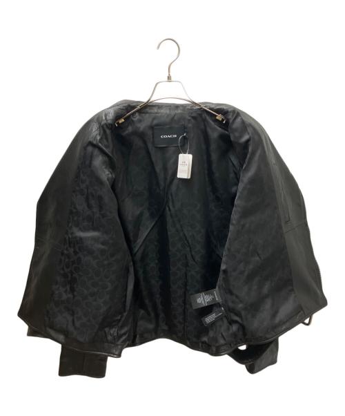 COACH（コーチ）COACH (コーチ) COACH(コーチ)MOTO JACKETダブルライダースジャケット ブラック サイズ:Ｍ 未使用品の古着・服飾アイテム
