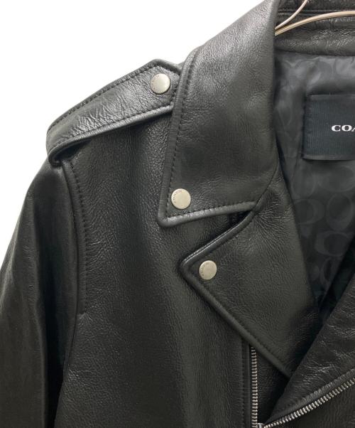 COACH（コーチ）COACH (コーチ) COACH(コーチ)MOTO JACKETダブルライダースジャケット ブラック サイズ:Ｍ 未使用品の古着・服飾アイテム