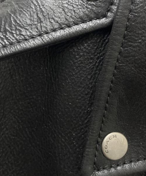 COACH（コーチ）COACH (コーチ) COACH(コーチ)MOTO JACKETダブルライダースジャケット ブラック サイズ:Ｍ 未使用品の古着・服飾アイテム