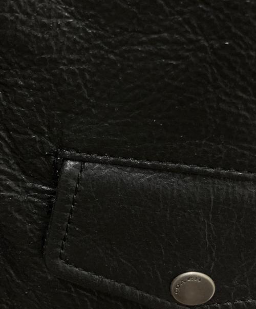 COACH（コーチ）COACH (コーチ) COACH(コーチ)MOTO JACKETダブルライダースジャケット ブラック サイズ:Ｍ 未使用品の古着・服飾アイテム
