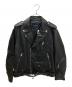 COACH（コーチ）の古着「COACH(コーチ)MOTO JACKETダブルライダースジャケット」｜ブラック
