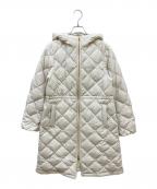 TAIONタイオン）の古着「Aラインダウンコート」｜アイボリー