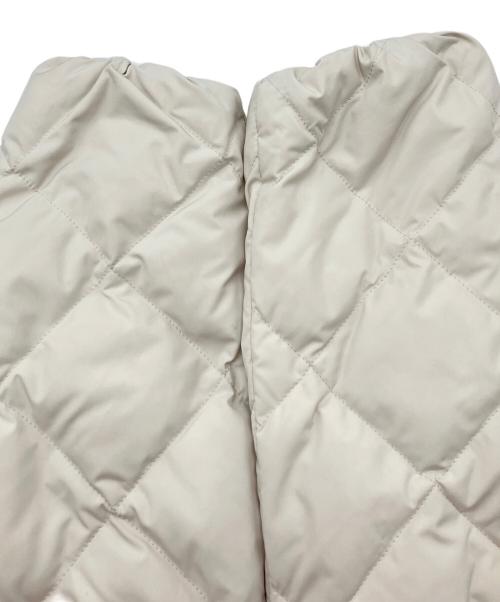 TAION（タイオン）TAION (タイオン) Aラインダウンコート アイボリー サイズ:Sの古着・服飾アイテム