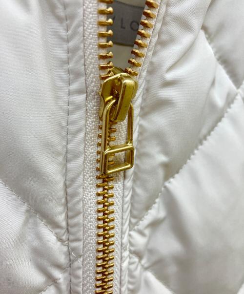 TAION（タイオン）TAION (タイオン) Aラインダウンコート アイボリー サイズ:Sの古着・服飾アイテム