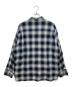 stein (シュタイン) OVERSIZED DOWN PAT SHIRT ブルー×グレー サイズ:M：15000円