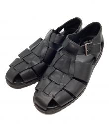 PARABOOT（パラブーツ）の古着「グルカサンダル」｜ブラック