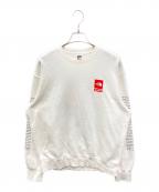 SUPREME×THE NORTH FACEシュプリーム×ザ ノース フェイス）の古着「TNF Crewneck」｜ホワイト