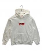 SUPREMEシュプリーム）の古着「Box Logo Hooded Sweatshirt」｜ホワイト