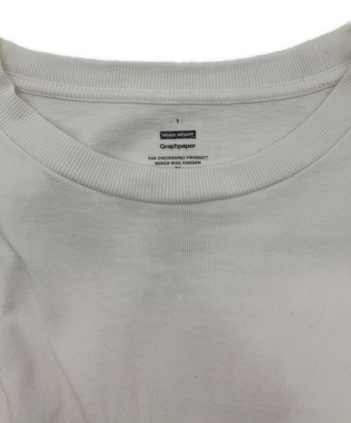 Graphpaper（グラフペーパー）Graphpaper (グラフペーパー) Heavy Weight S／S Oversized Tee ホワイト サイズ:１の古着・服飾アイテム