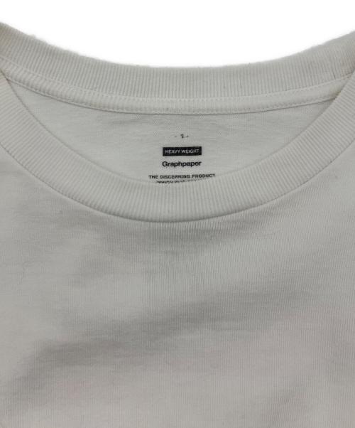 Graphpaper（グラフペーパー）Graphpaper (グラフペーパー) Heavy Weight S／S Oversized Tee ホワイト サイズ:Sの古着・服飾アイテム
